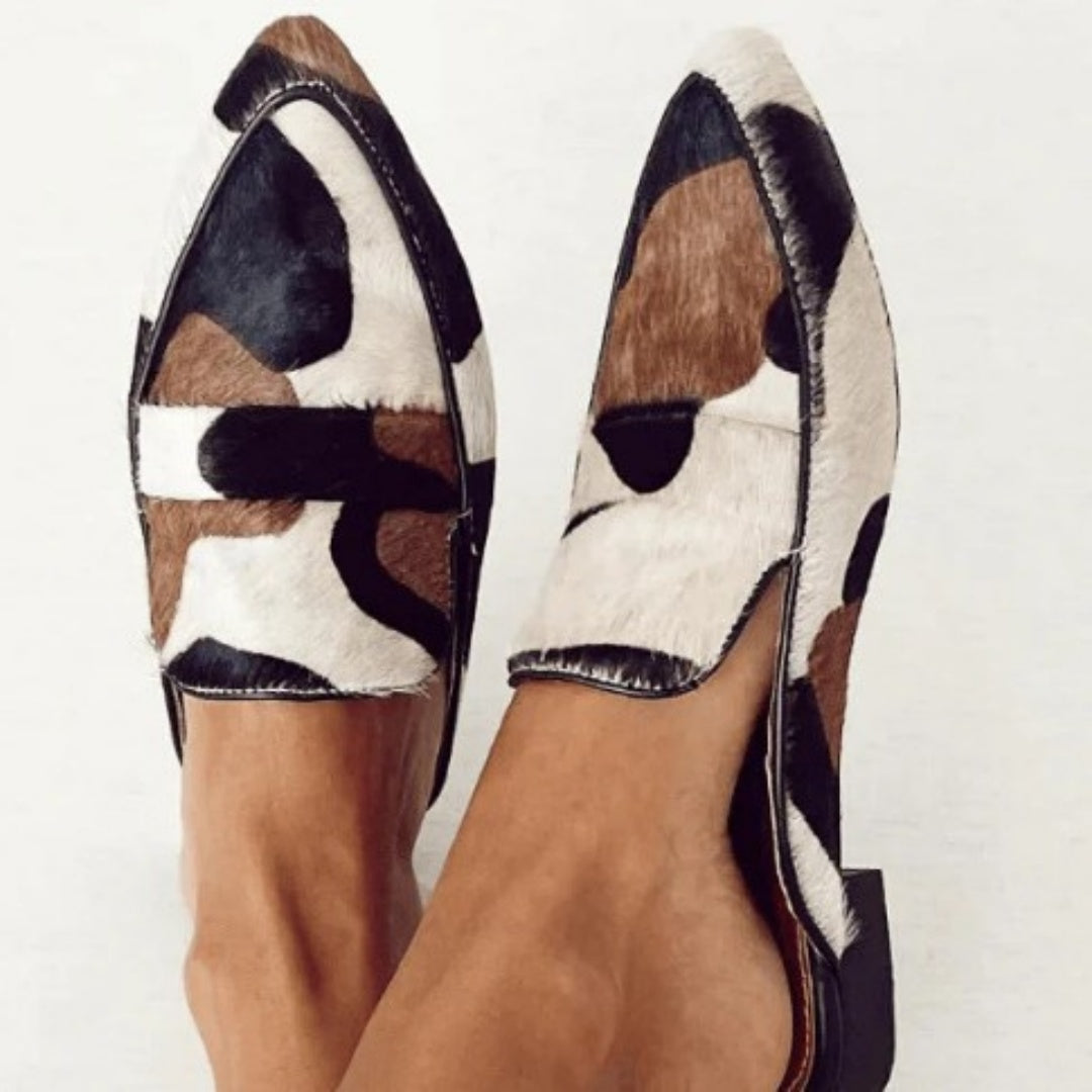 Mocasín Efecto Pelo Vaca – foto 1