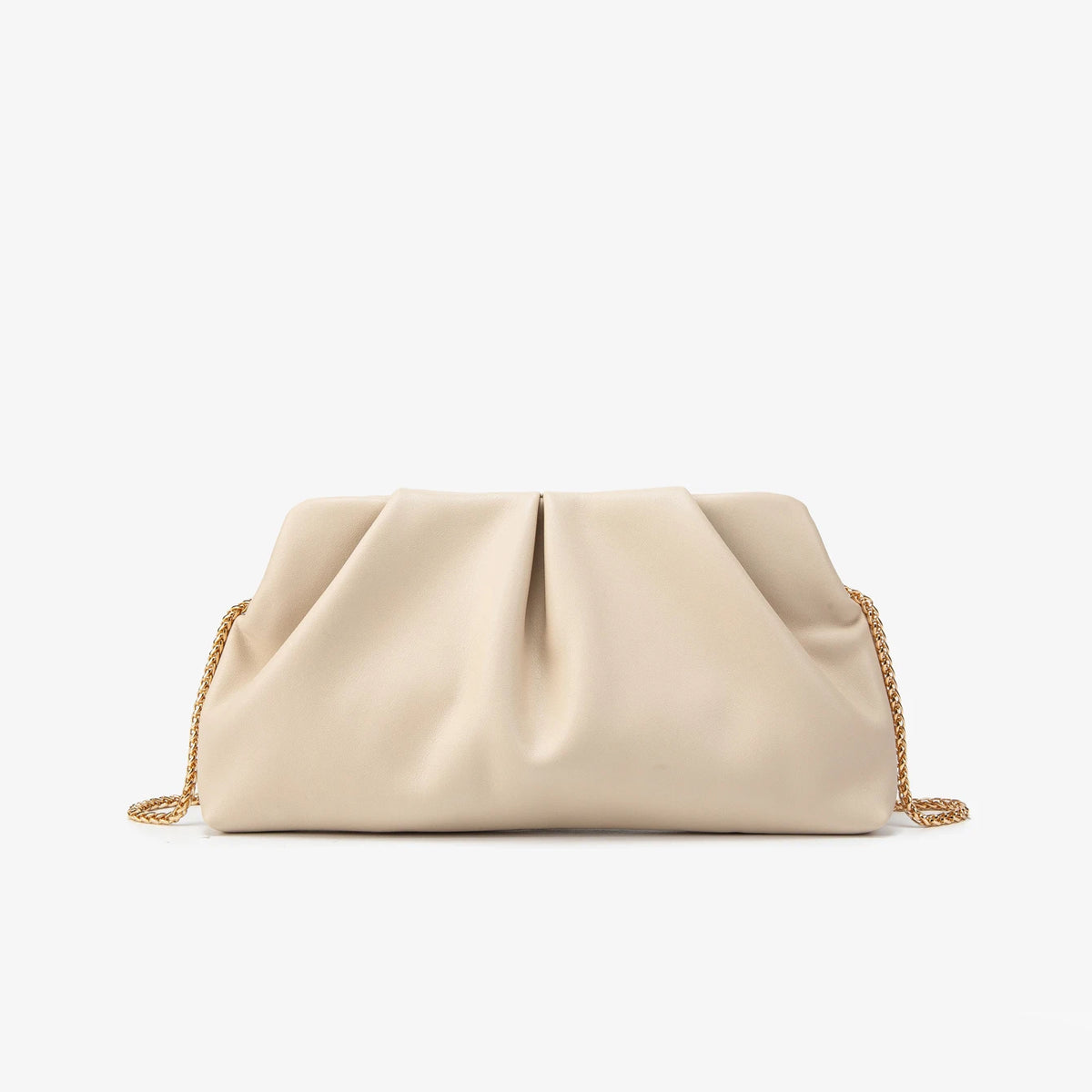 Clutch Fruncido con Cadena