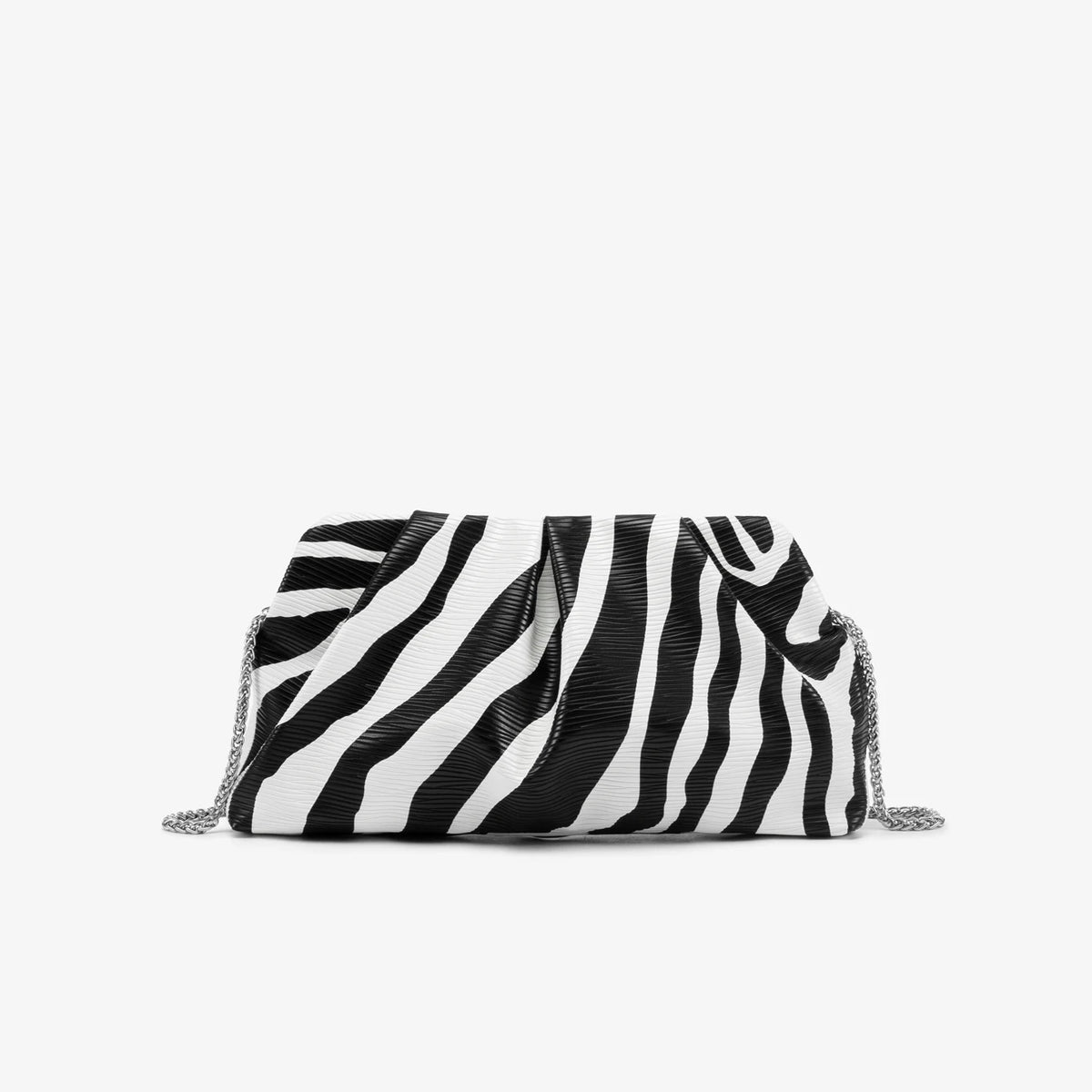 Clutch Fruncido con Cadena