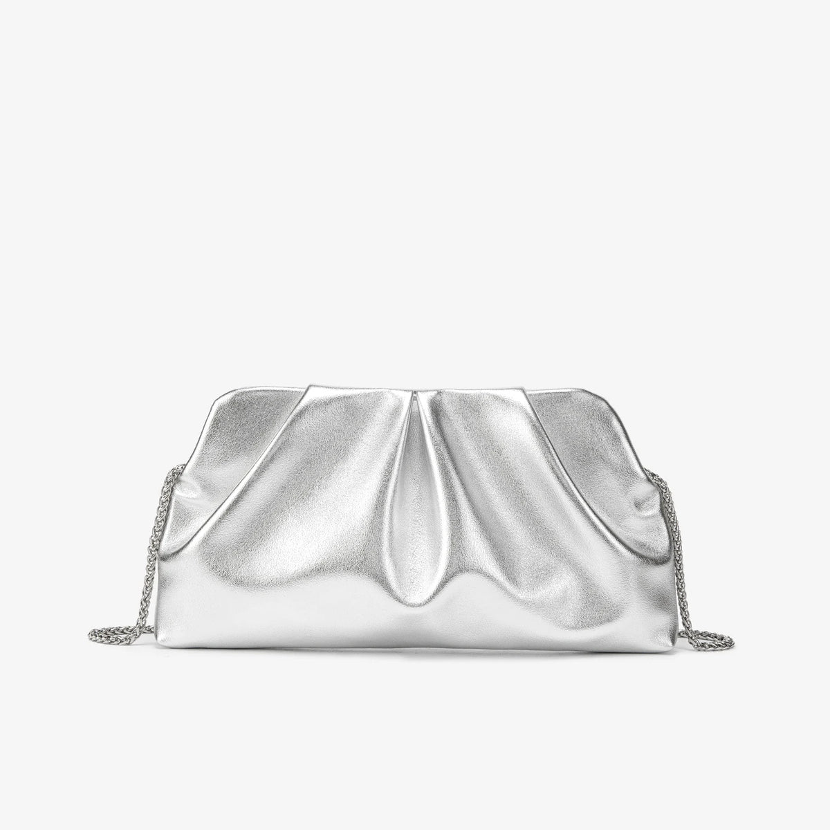 Clutch Fruncido con Cadena