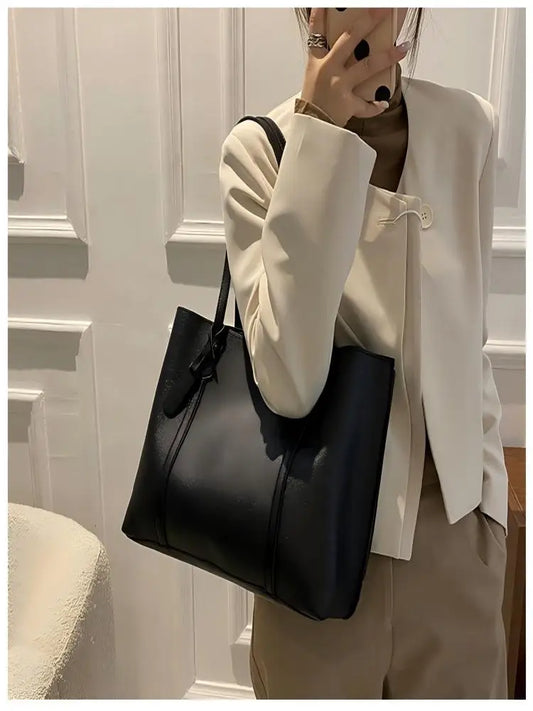Bolso Tote Minimalista Negro