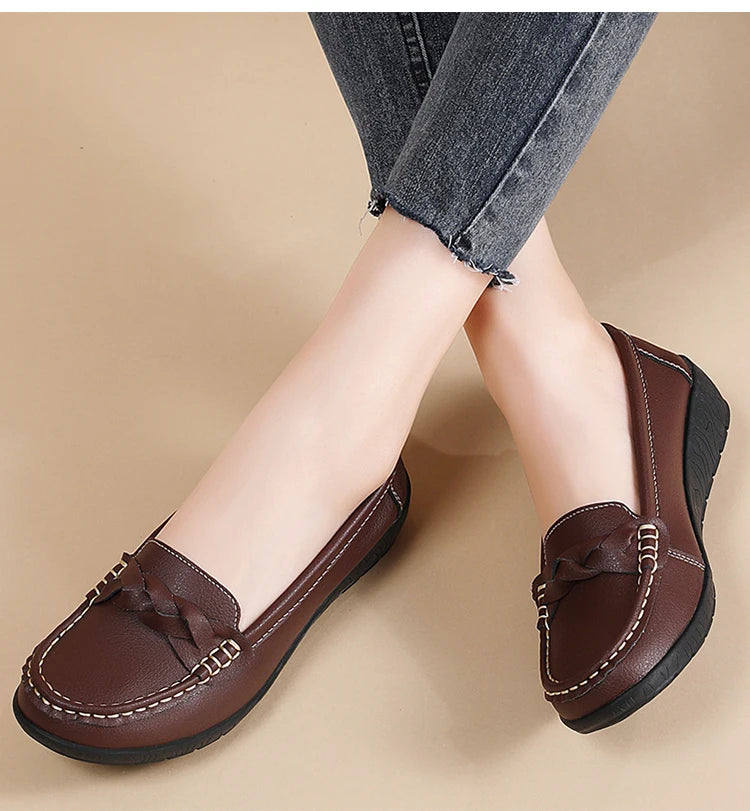 Mocasín Trenzado Cómodo