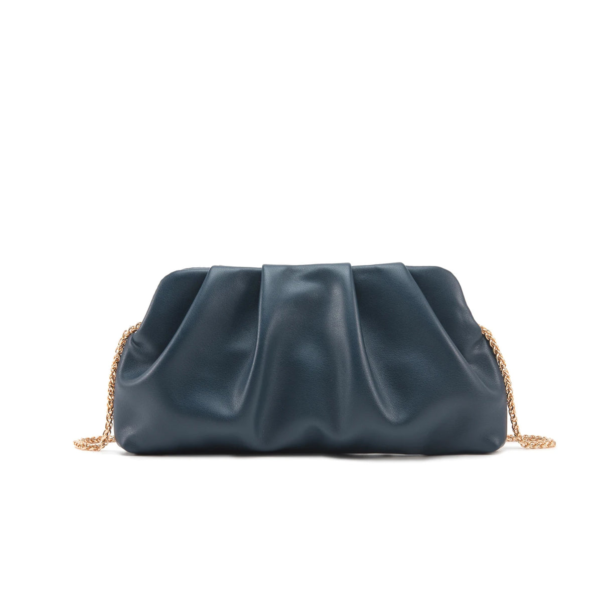 Clutch Fruncido con Cadena