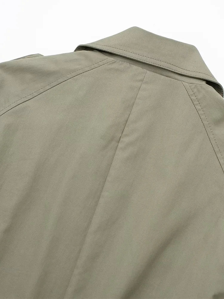 Gabardina Cruzada con Cinturón