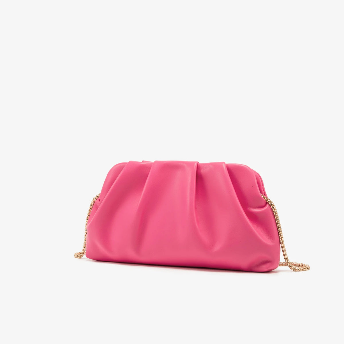 Clutch Fruncido con Cadena