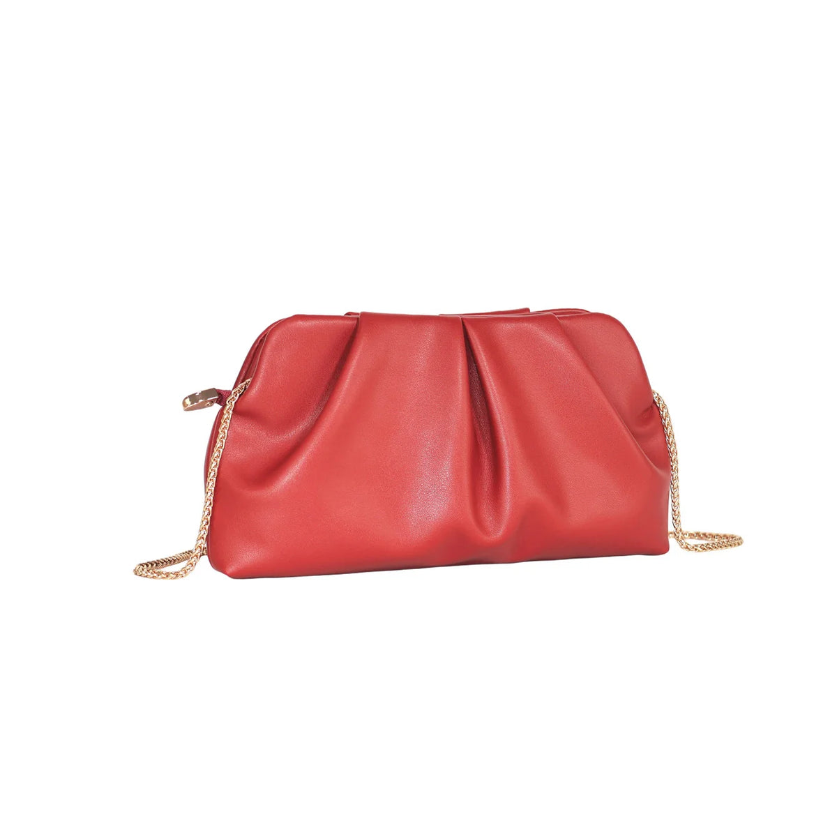 Clutch Fruncido con Cadena