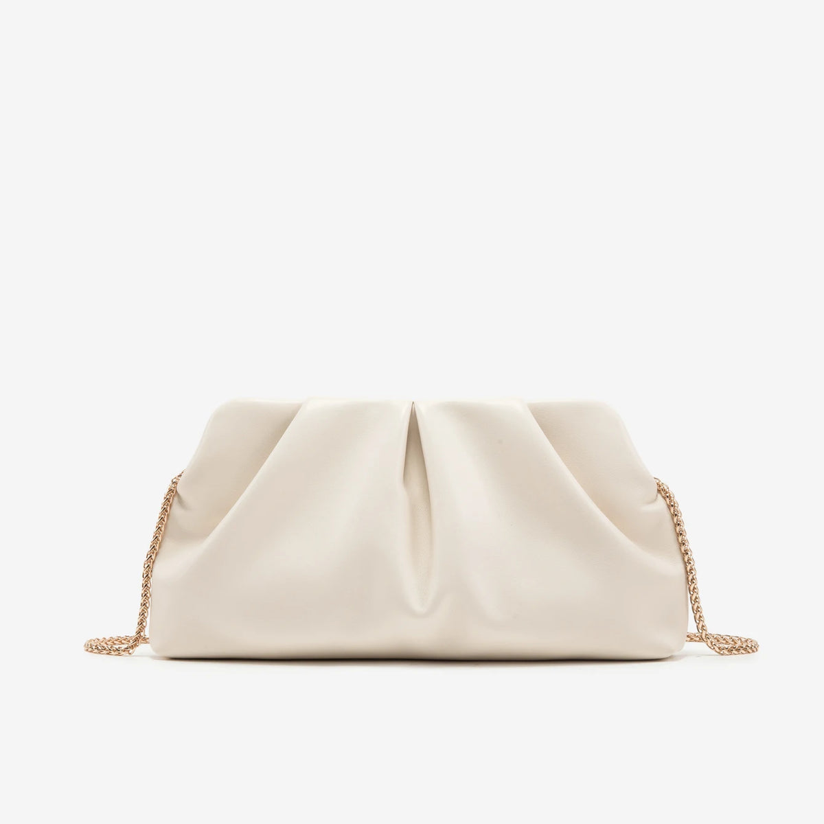 Clutch Fruncido con Cadena