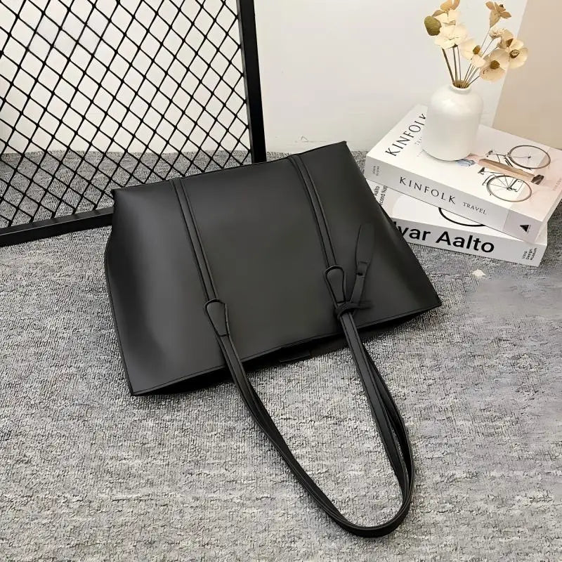 Bolso Tote Minimalista Negro