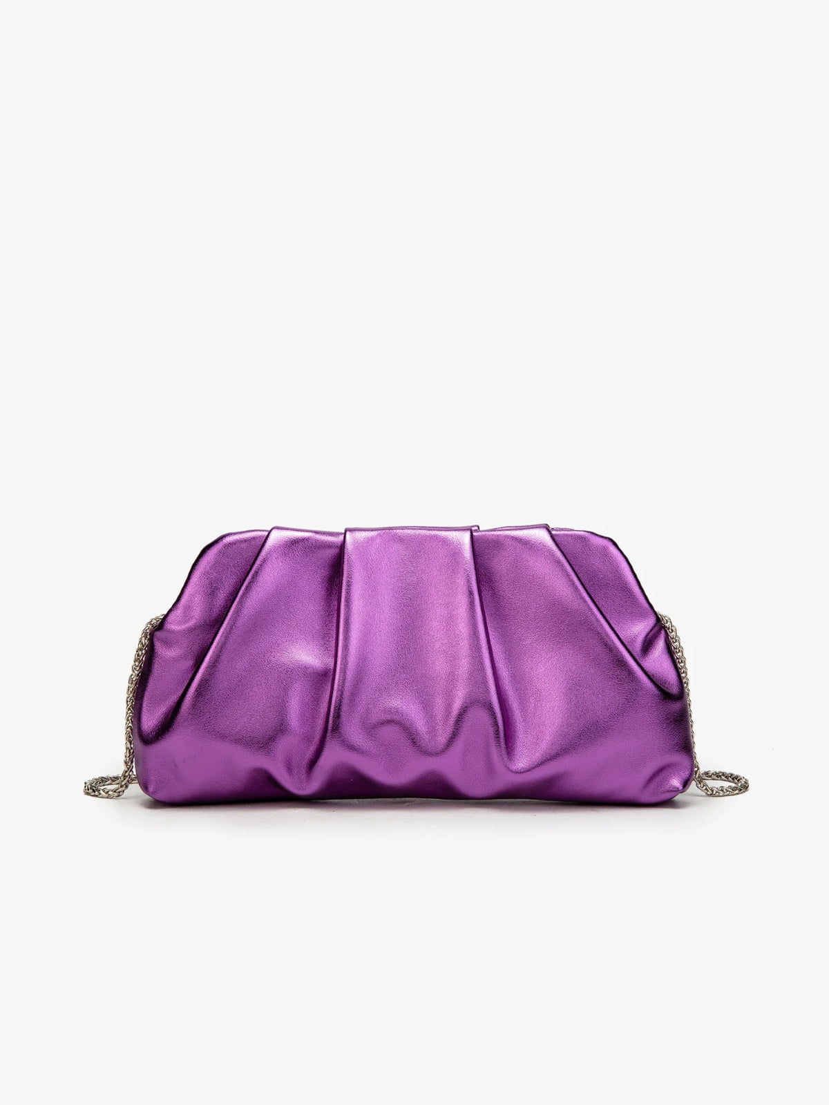Clutch Fruncido con Cadena