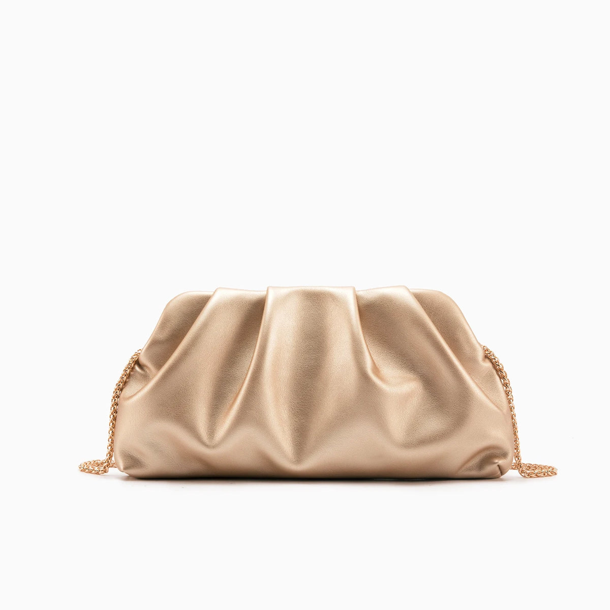 Clutch Fruncido con Cadena