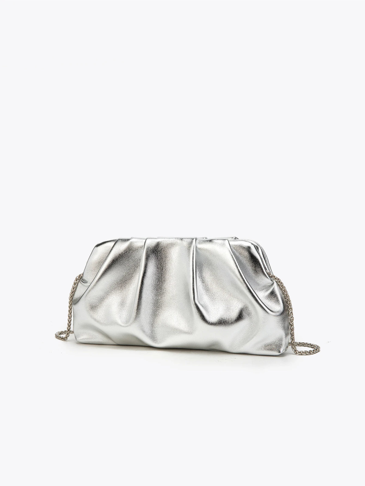 Clutch Fruncido con Cadena