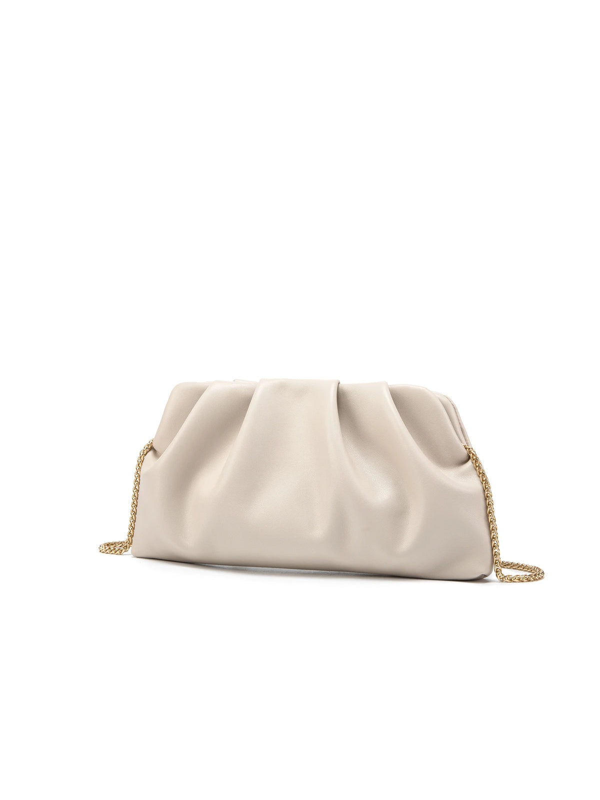 Clutch Fruncido con Cadena