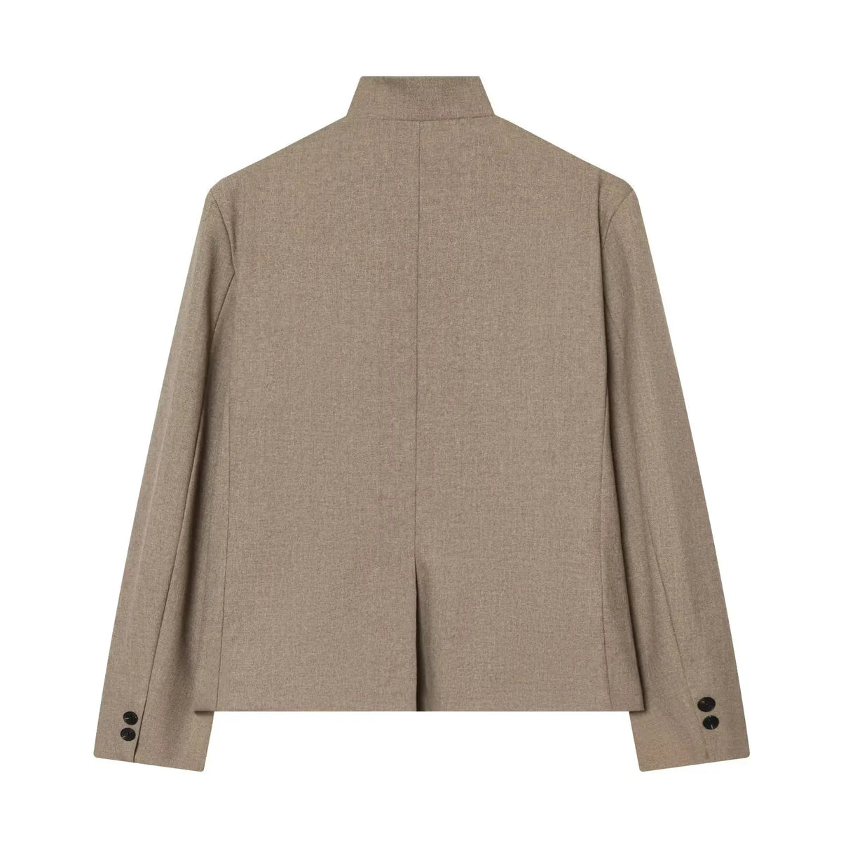 Chaqueta Cuello Mao Asimétrica