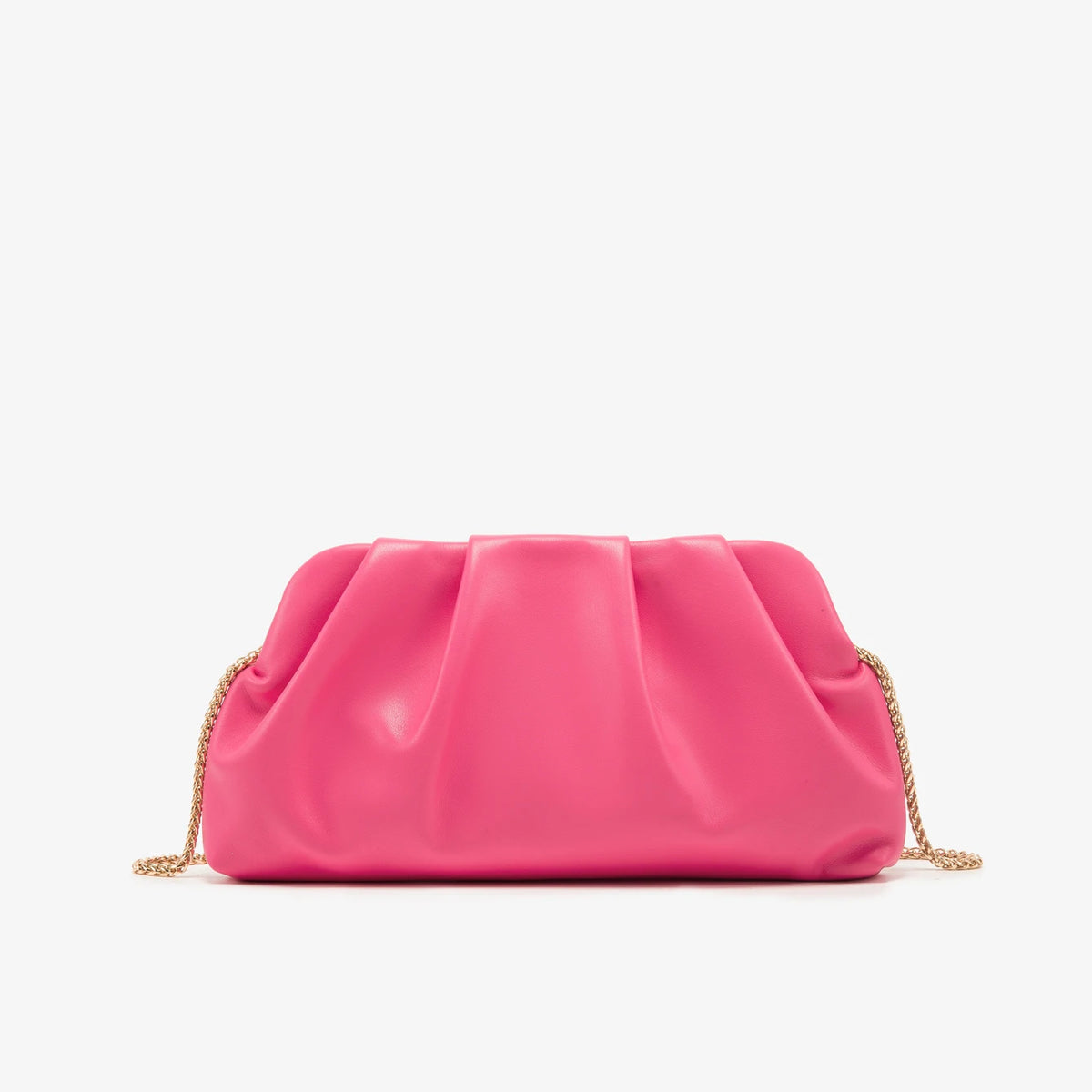 Clutch Fruncido con Cadena