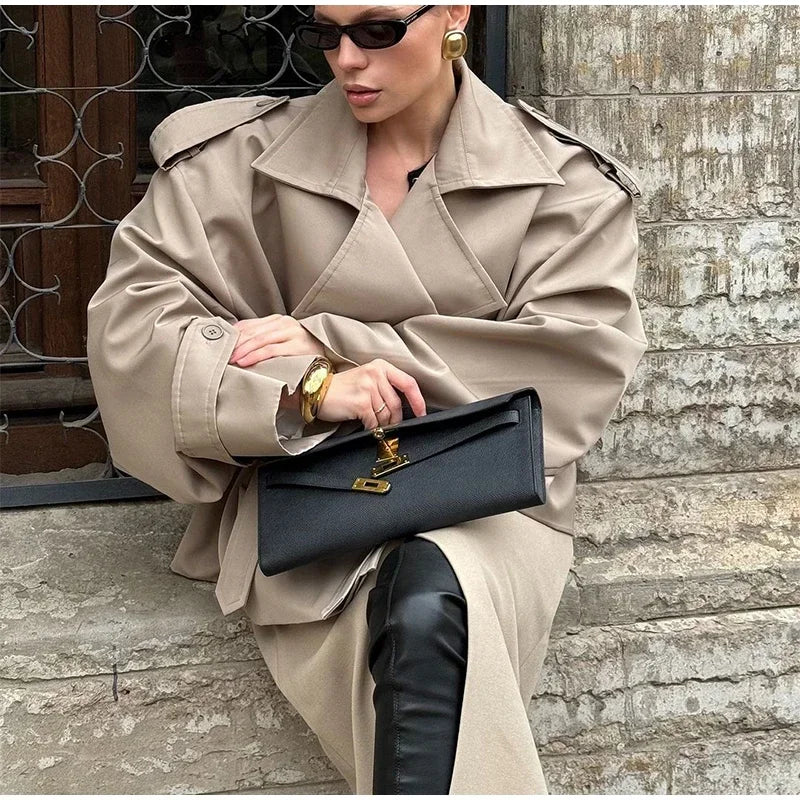 Chaqueta Gabardina Corta con Lazada