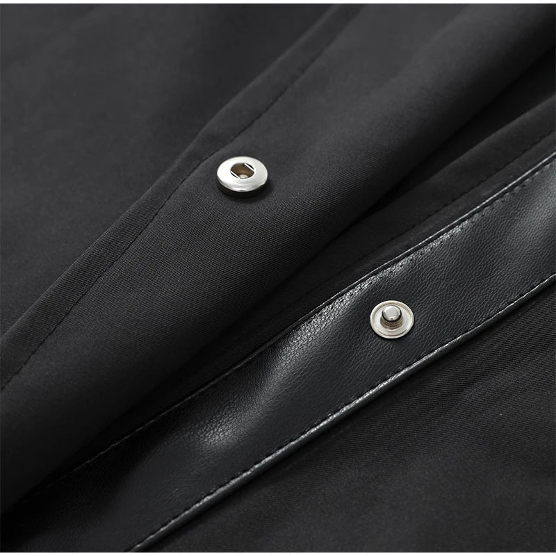Gabardina Larga de Cuello Alto