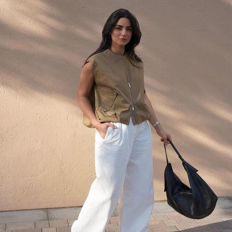 Gabardina Larga de Cuello Alto