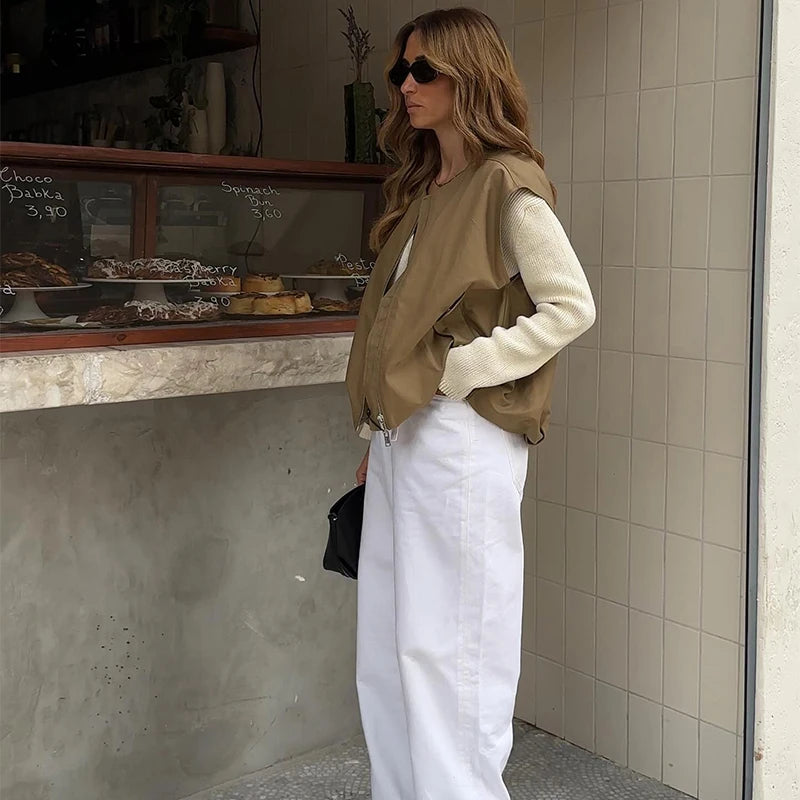 Gabardina Larga de Cuello Alto