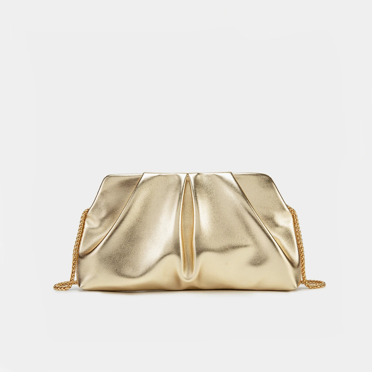 Clutch Fruncido con Cadena