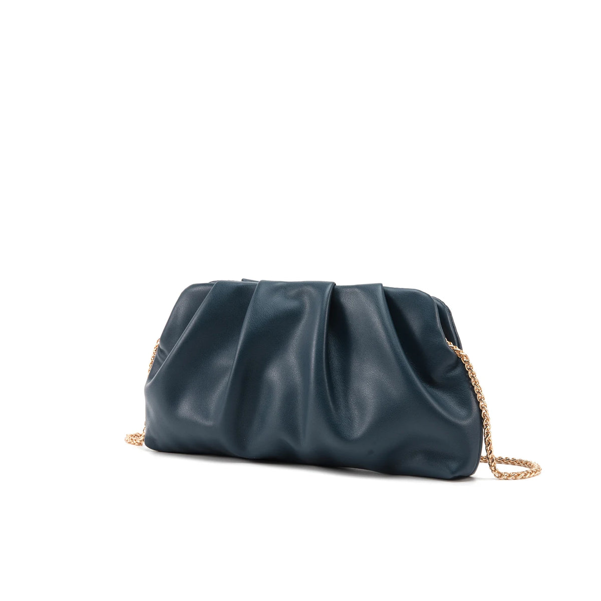 Clutch Fruncido con Cadena