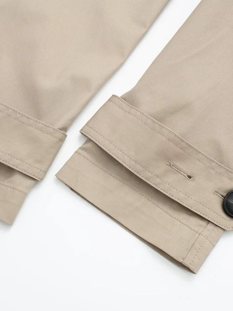 Gabardina Cruzada con Cinturón