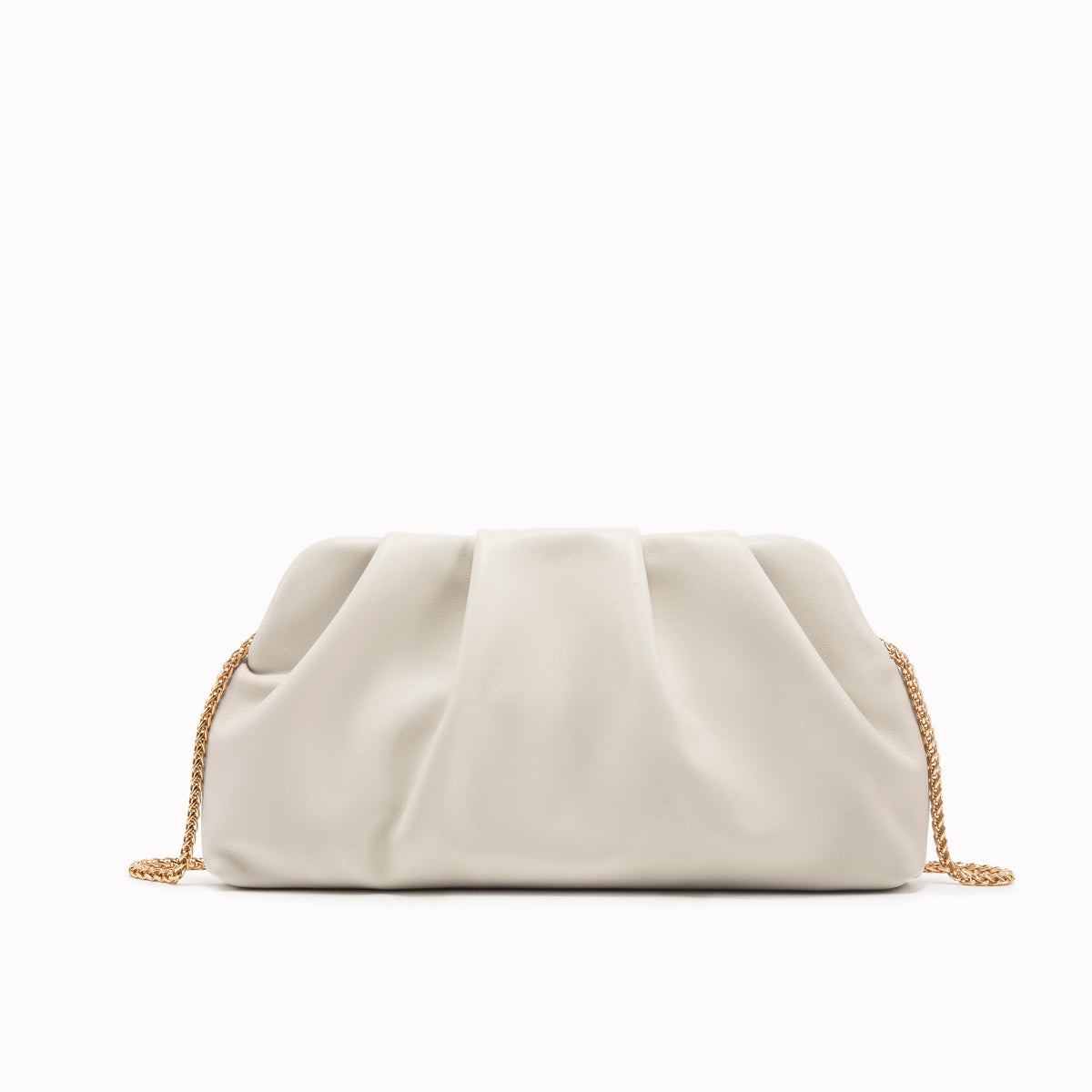 Clutch Fruncido con Cadena