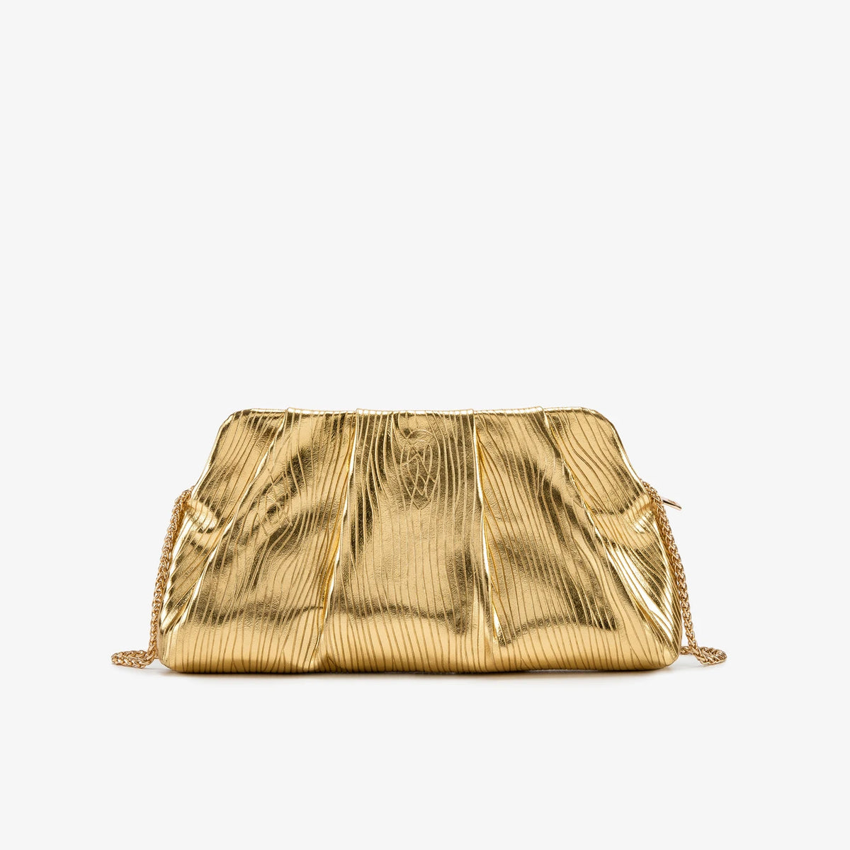 Clutch Fruncido con Cadena