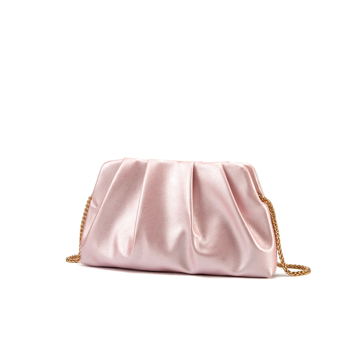 Clutch Fruncido con Cadena