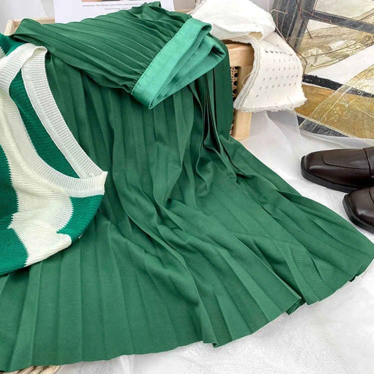 Falda Plisada Midi