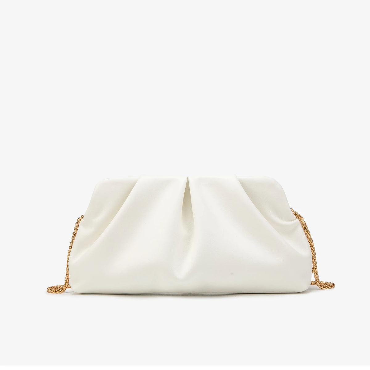 Clutch Fruncido con Cadena