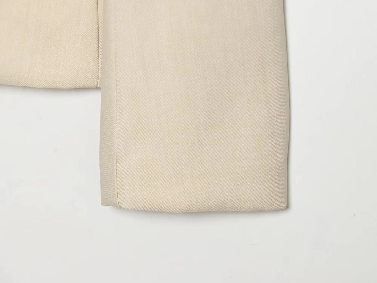 Chaqueta Cuello Mao Asimétrica