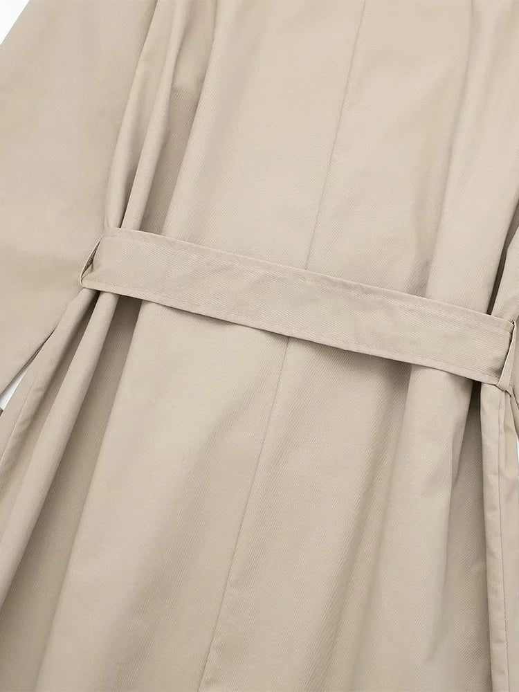 Gabardina Cruzada con Cinturón