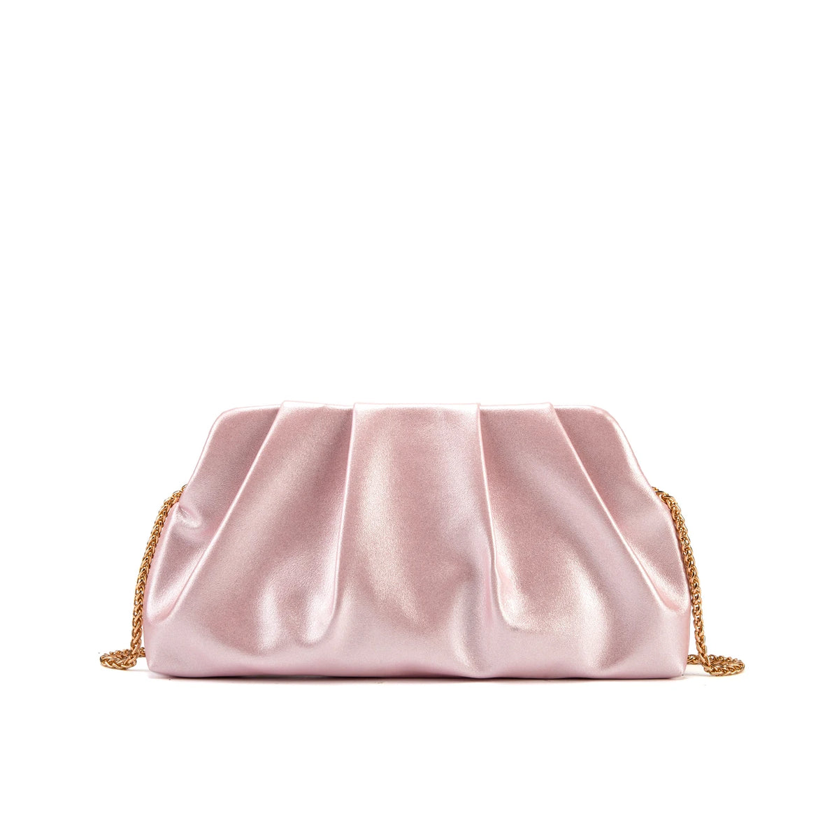 Clutch Fruncido con Cadena