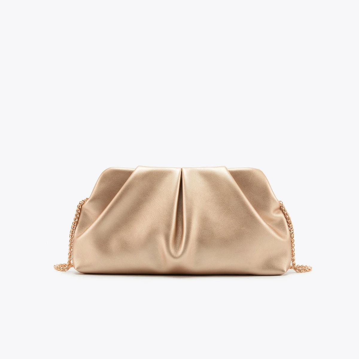 Clutch Fruncido con Cadena