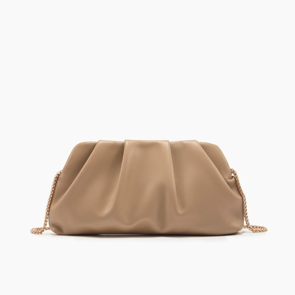 Clutch Fruncido con Cadena