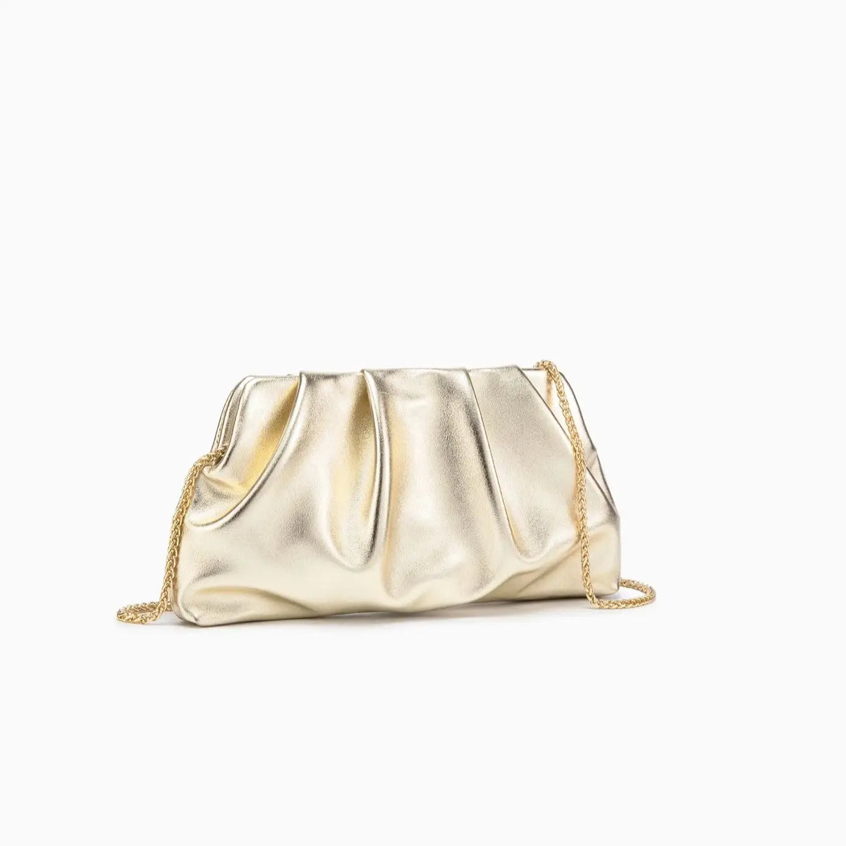 Clutch Fruncido con Cadena