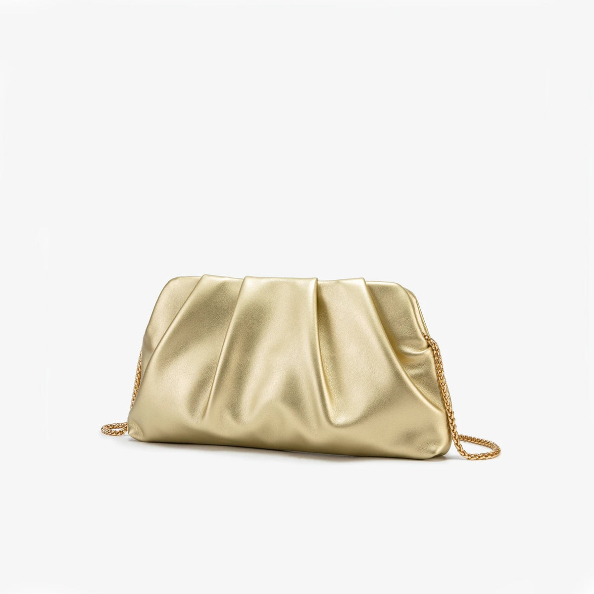 Clutch Fruncido con Cadena