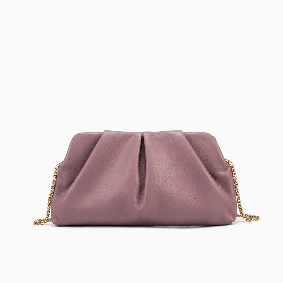 Clutch Fruncido con Cadena