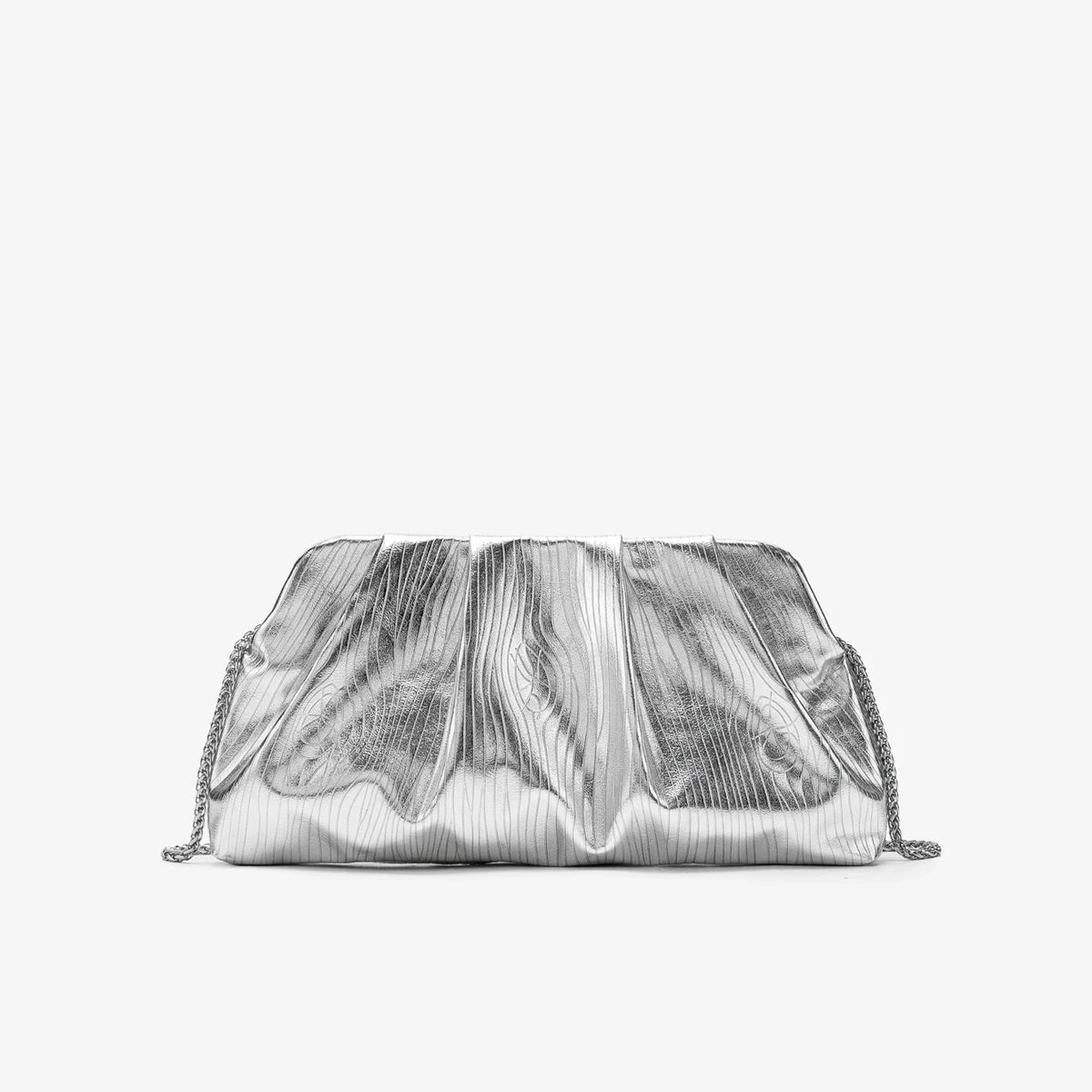 Clutch Fruncido con Cadena