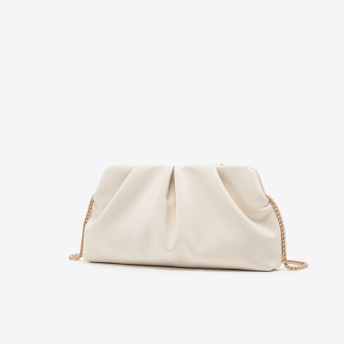 Clutch Fruncido con Cadena