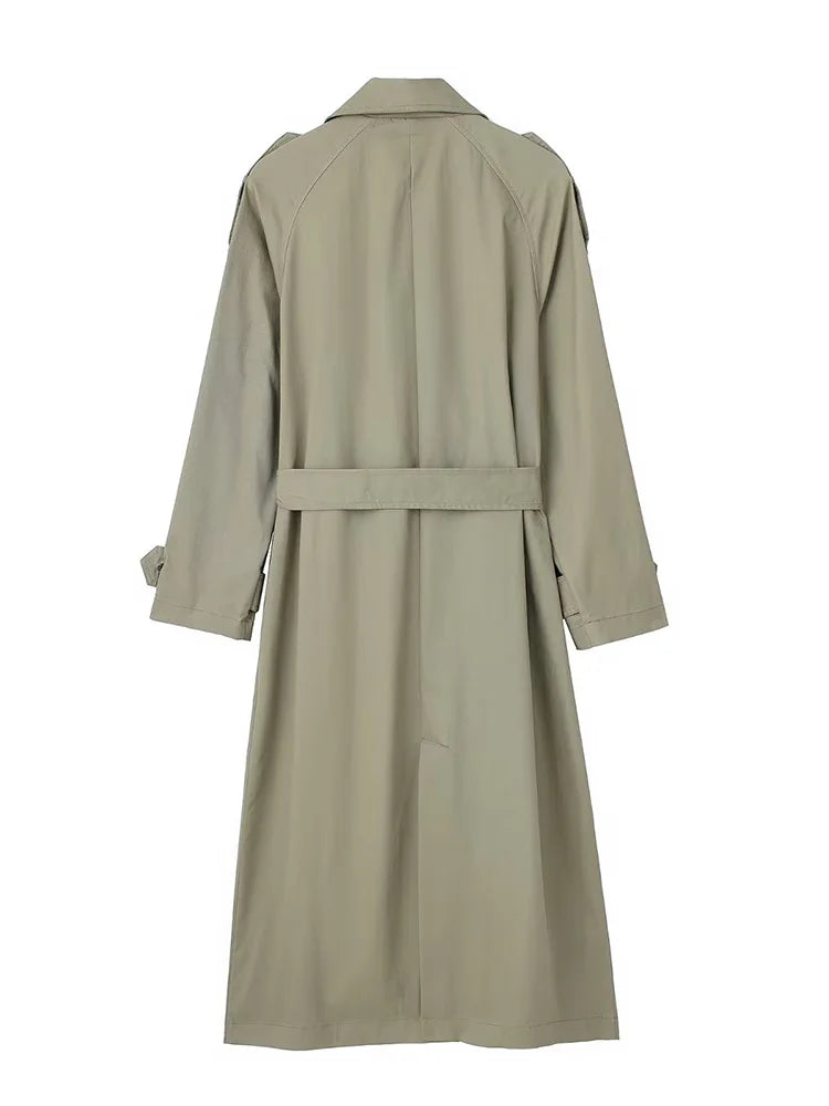 Gabardina Cruzada con Cinturón