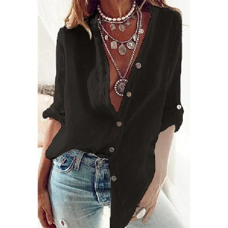 Camisa de Lino Oversize