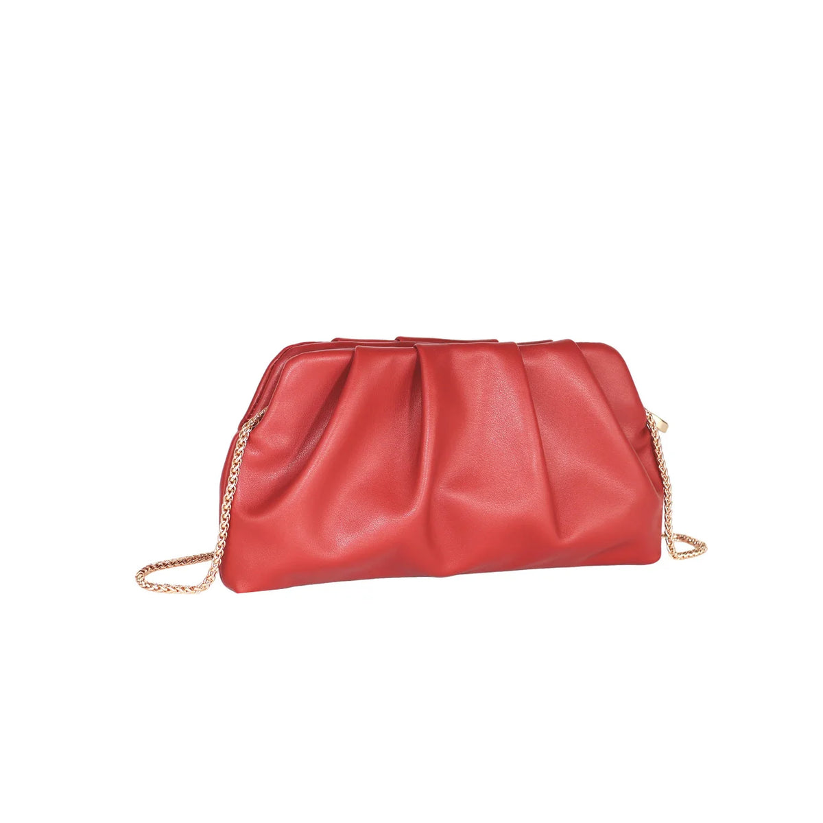 Clutch Fruncido con Cadena