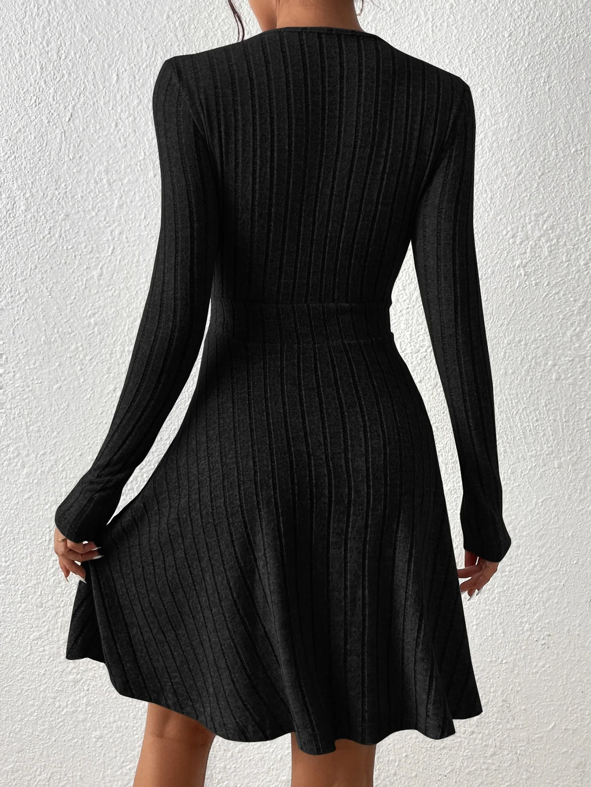 Vestido Cruzado de Punto