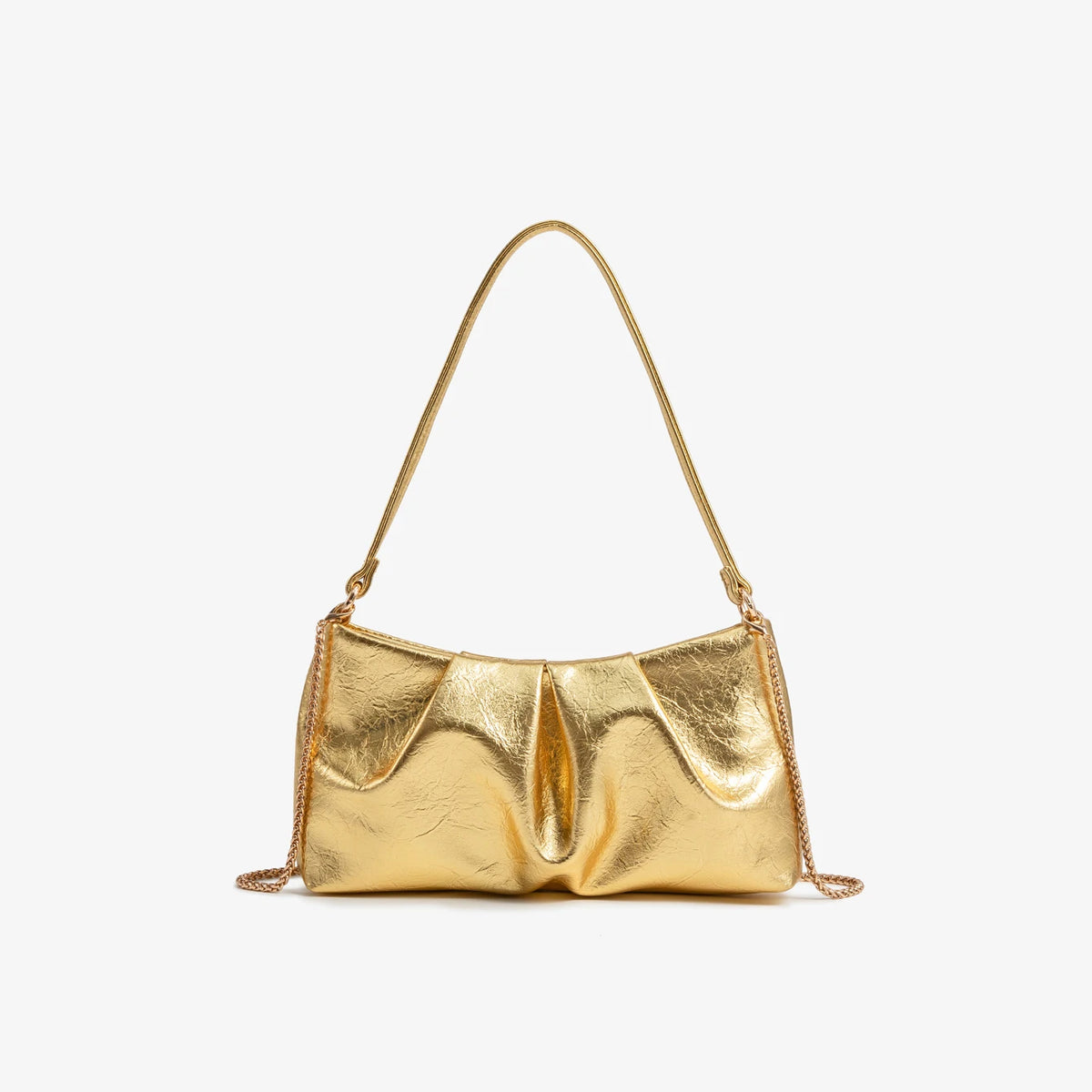 Clutch Fruncido con Cadena