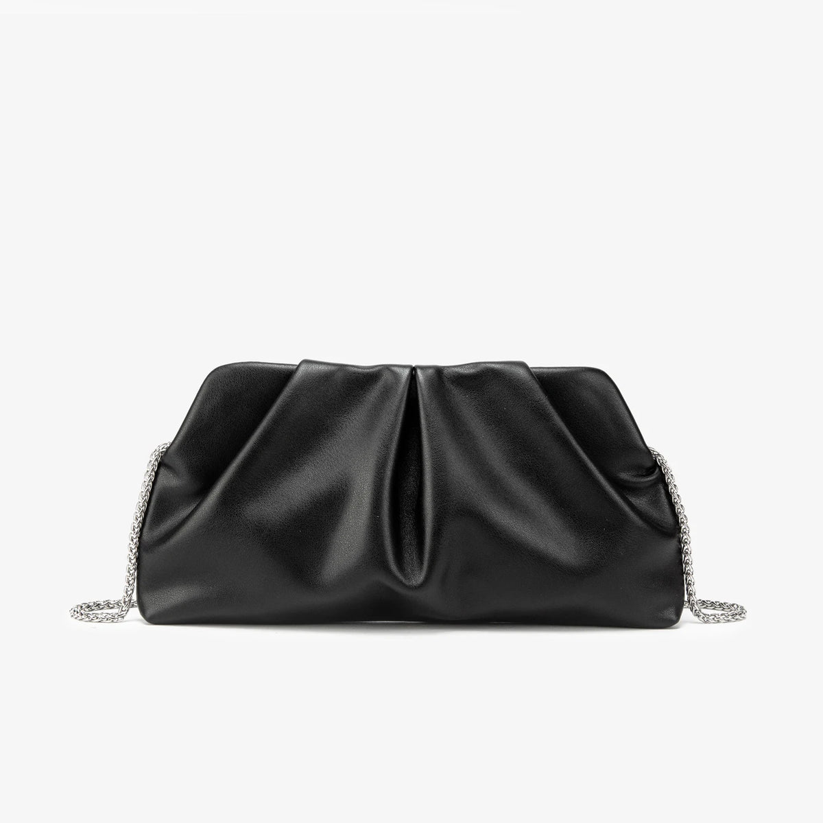 Clutch Fruncido con Cadena