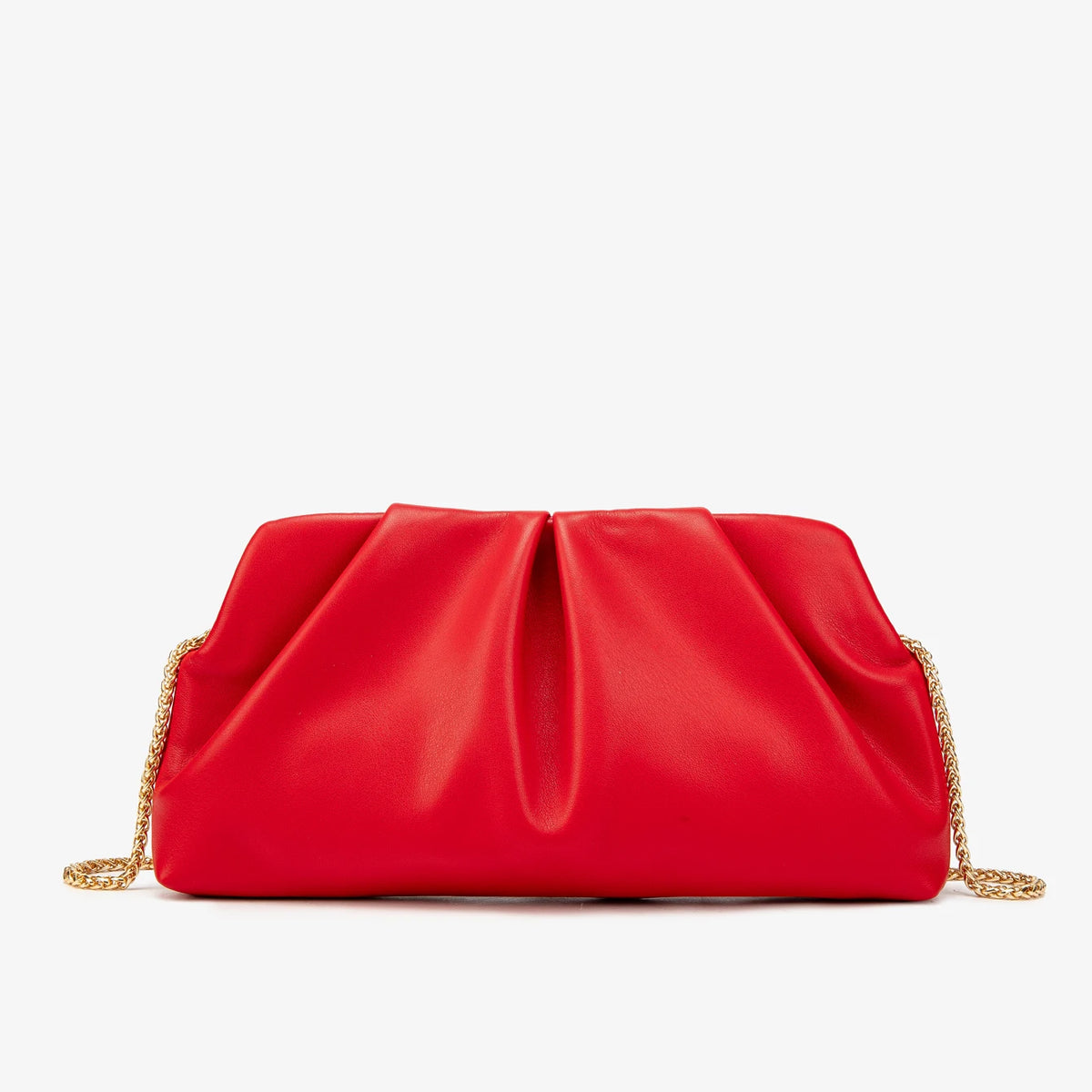 Clutch Fruncido con Cadena