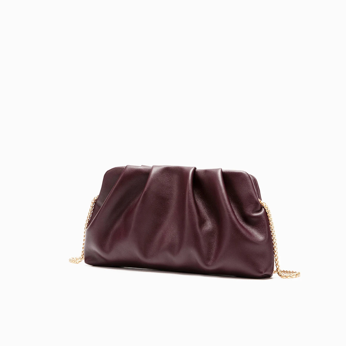 Clutch Fruncido con Cadena