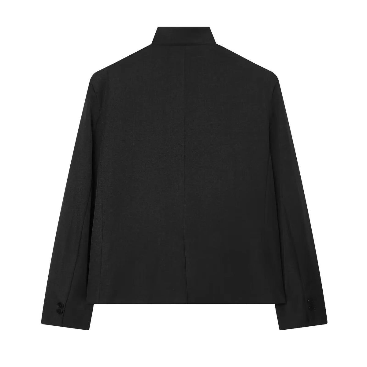 Chaqueta Cuello Mao Asimétrica
